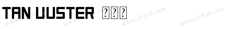 Tan Buster字体转换